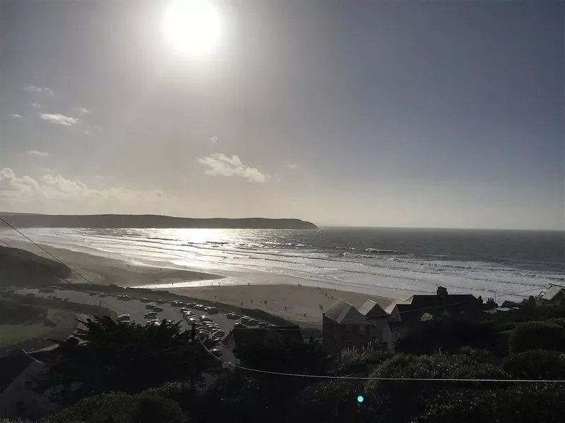 Stunning views from large balcony and modern beautiful contemporary apartment