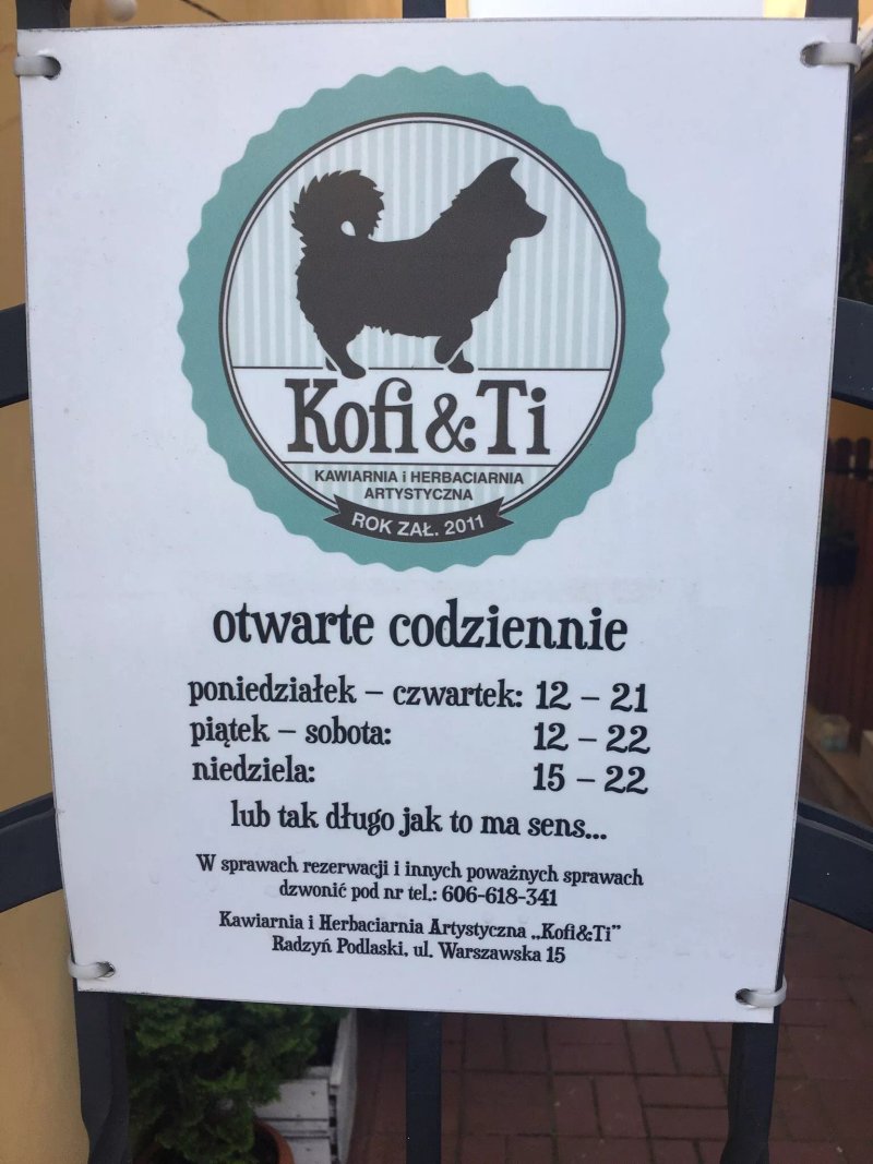 Kofi&Ti Kawiarnia i Herbaciarnia Artystyczna