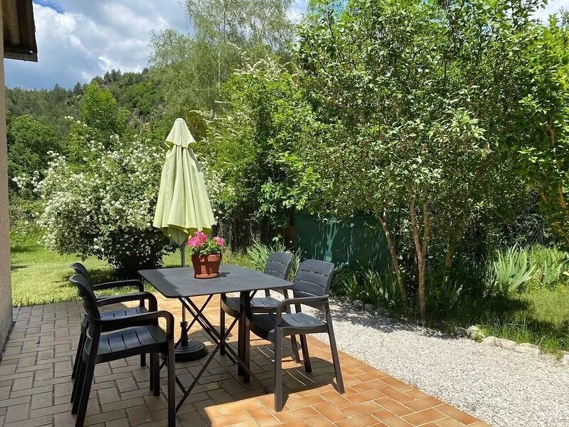 Lovely cottage has the entrance to the Verdon Gorges