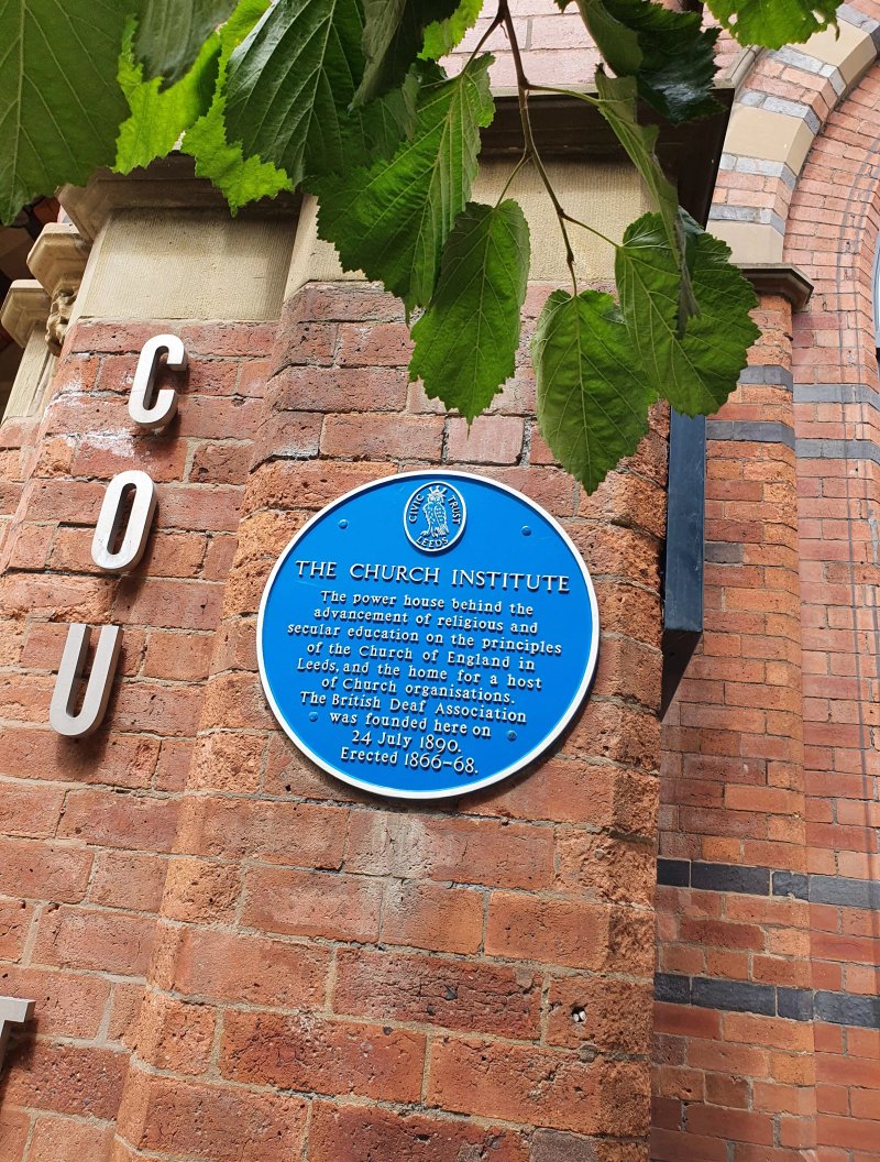 Blue Plaque, The Church Institute