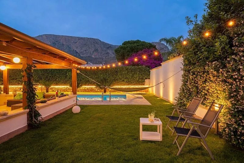 Brand new Villa Valentino with pool, garden, pingpong in Terrasini