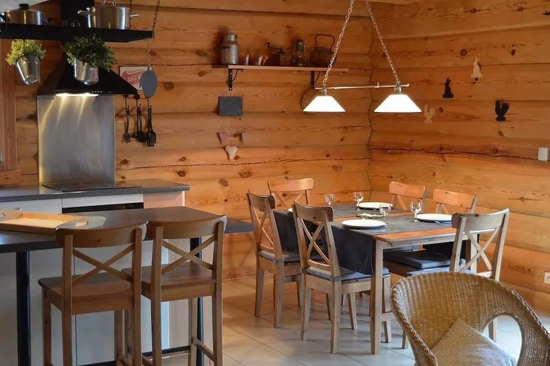VERITABLE CHALET EN RONDINS ALL COMFORT 15 mn from GERARDMER