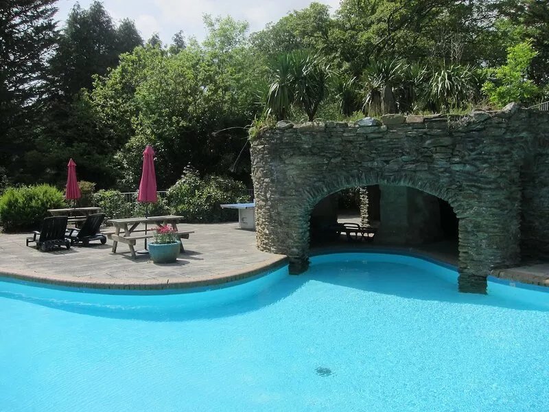 A Lovely Detached Stone Barn With Pools & Tennis Set Within 28 Acres Woodland