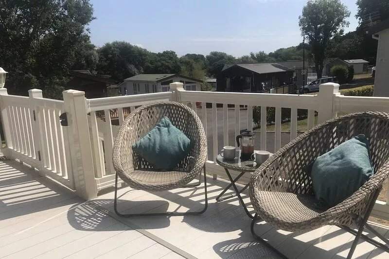 Spacious and comfortable holiday lodge in country park setting.