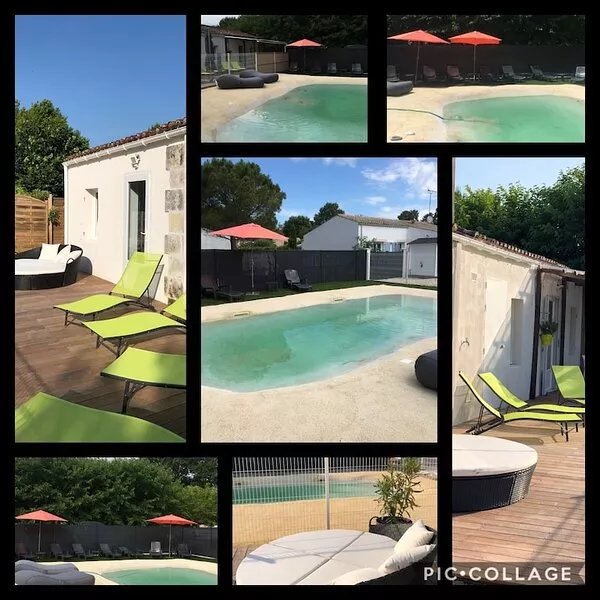 Typical Charentais house, 10 minutes from the sea, market and cycle path.
