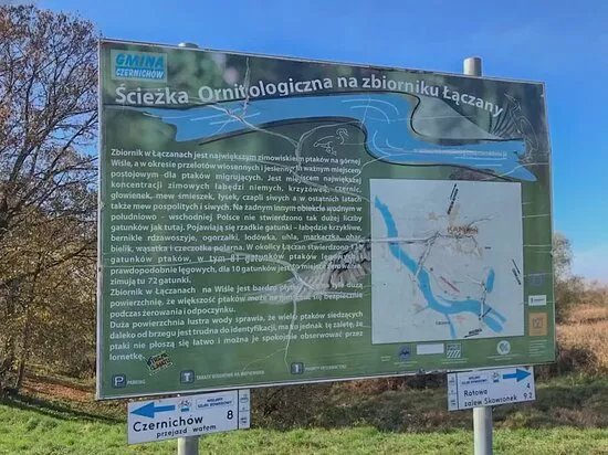 Sciezka Ornitologiczna na zbiorniku Laczany