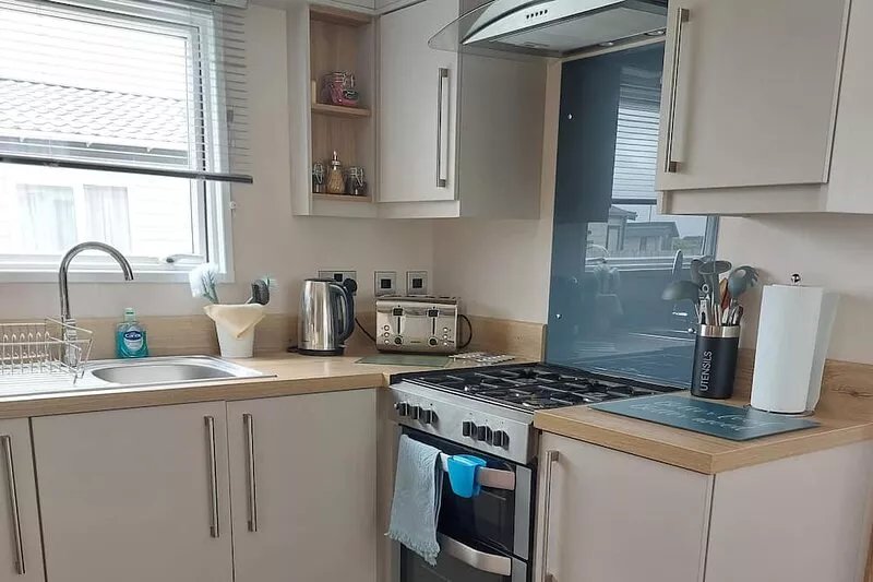 Family owned static caravan, well equipped.