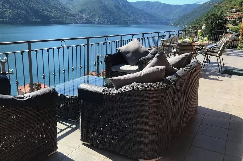 Magnificent 180-Degree Lake Views of Lake Como from the Terrac