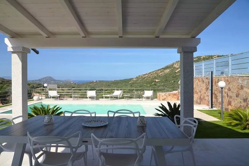 New house, private pool, sea view (2 bedrooms, 1 extra bed)
