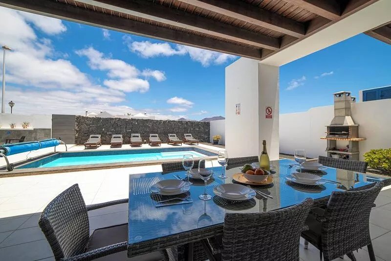 3 Bedroom, 3 Bathroom Villa, with Private Pool, WIFI, Playa Blanca, Lanzarote