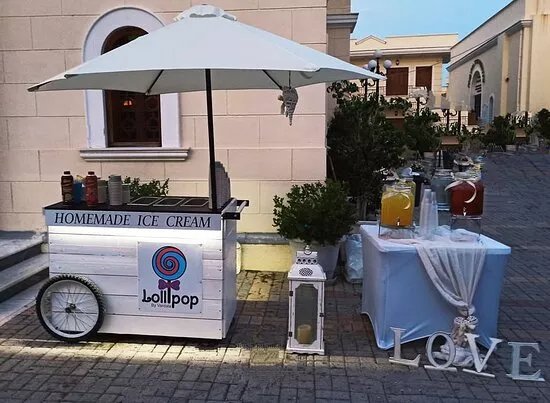 Lollipop Ice Cream Cart