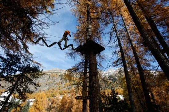 Go Vertical Seilpark Pontresina
