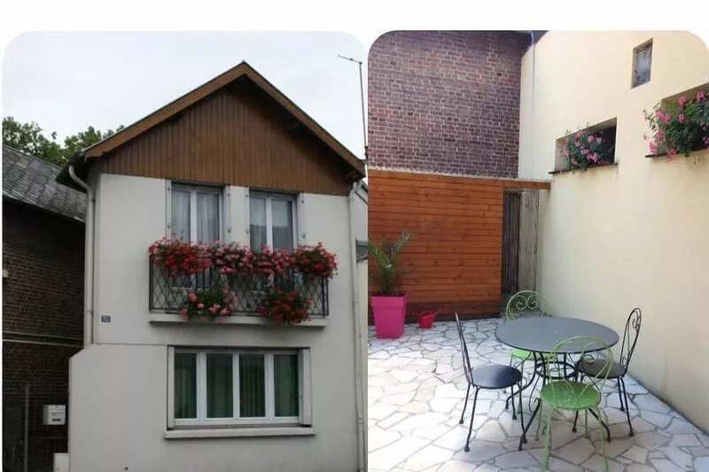 Charming house with terrace LISIEUX downtown