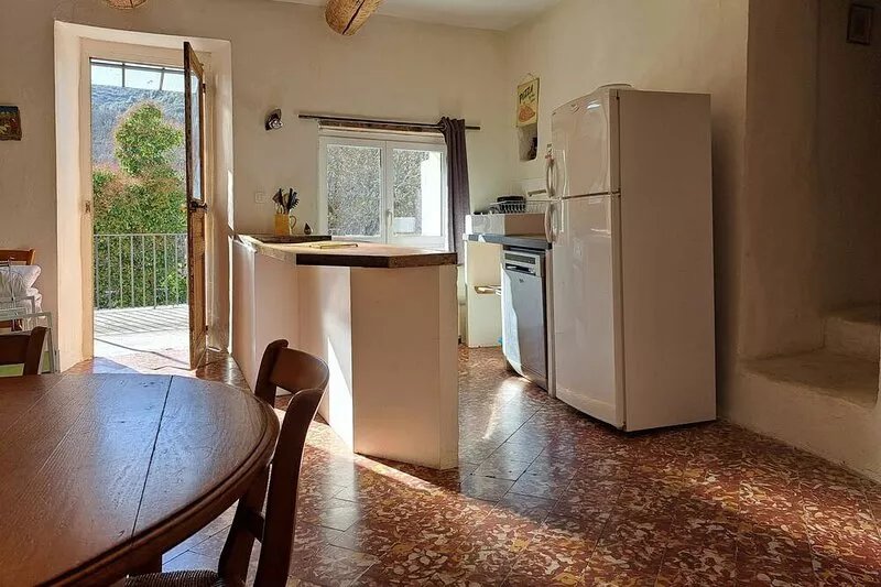 Mimosa on a hillside gite 4/6 p. Mas EDEN independent open view