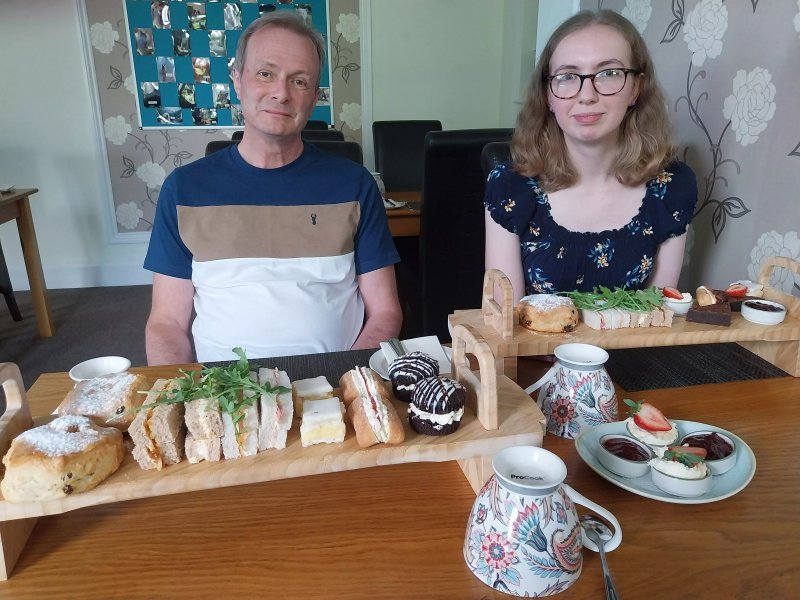 Afternoon Tea at Luccombe Manor Country House Hotel