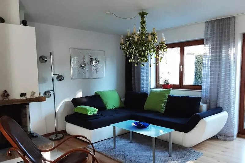 House right on the edge of the forest, right at the foot of the Black Forest