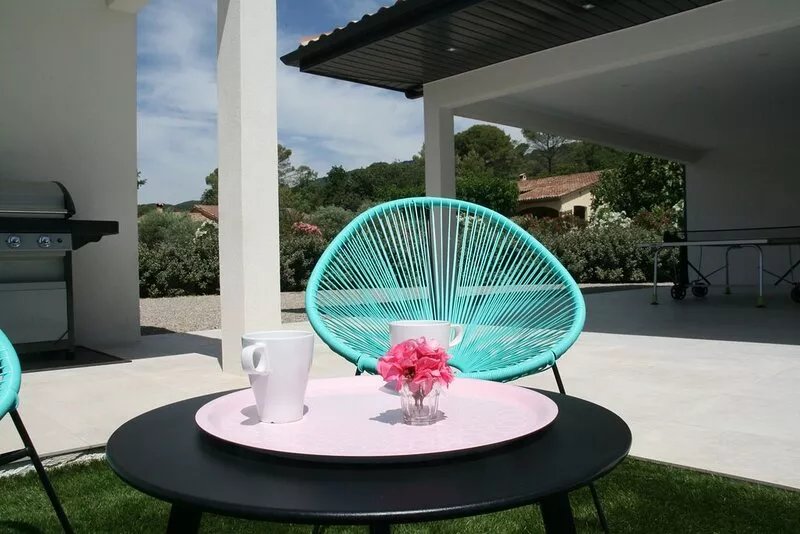 In the Var, Figanières, new villa in the countryside with heated pool