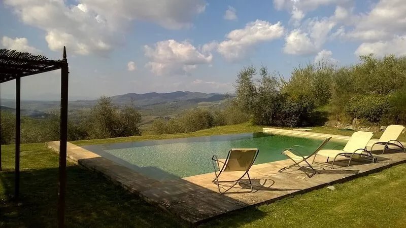 Exceptionally pretty cottage with pool, views, in walking distance from Panzano