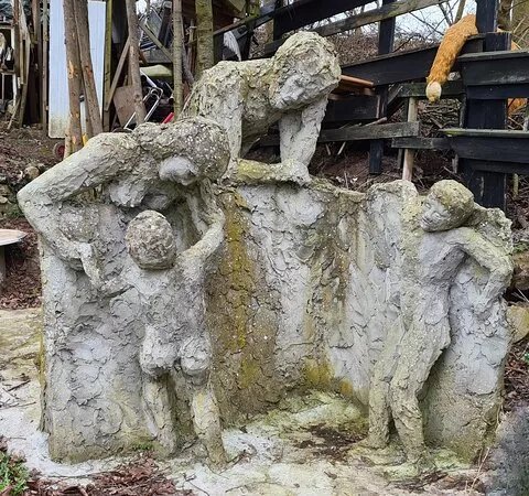 Skulpturen "livsvilje"