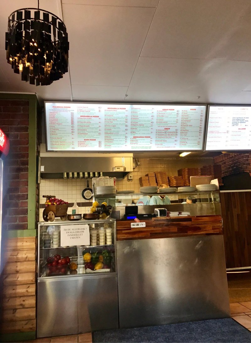 Arena vedugns pizzeria