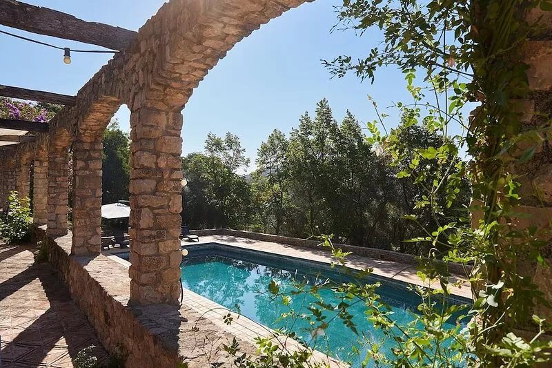 Spectacular 17th century Catalan farmhouse surrounded by woods and fields.