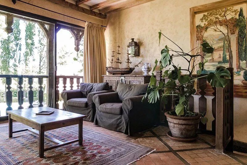 Impressive luxury villa on a large private estate with pool and tennis court.
