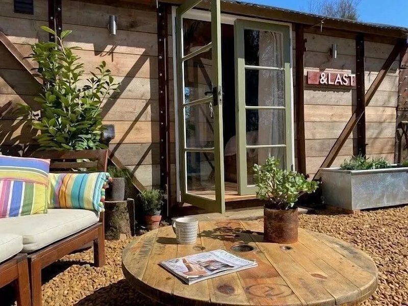 Quirky railway carriage has been crafted with attention to detail