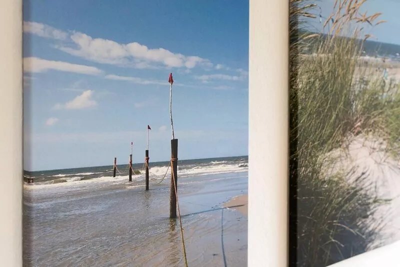 Beautiful terraced house on the beach in a central location