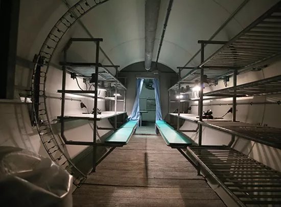 Armeebunker auf dem Ried