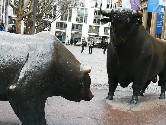 Bull and Bear Statue