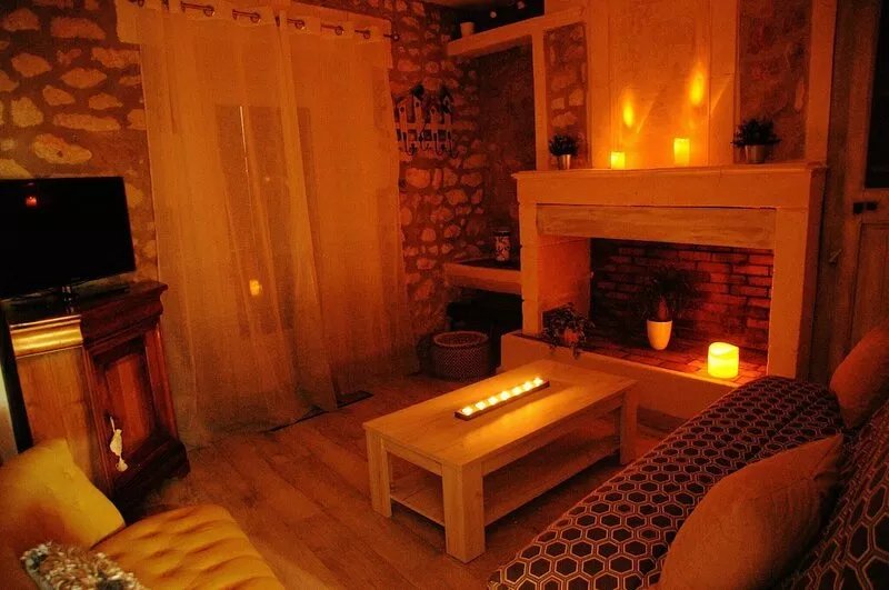 Au Mazet de Carmélina, an old building dating from 1850 in the heart of the