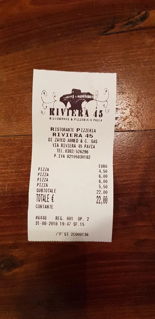 Ristorante Pizzeria Riviera 45 Di Zayed Ahmed