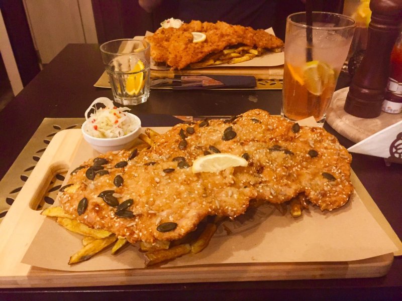 New Orleans scrambled eggs and steak house