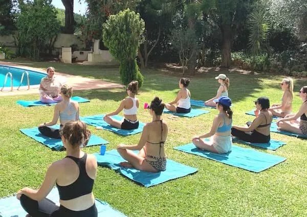 Yoga with a sea view