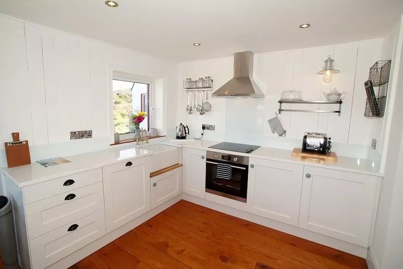Stunning cottage inside and out with stunning views and right by the sea