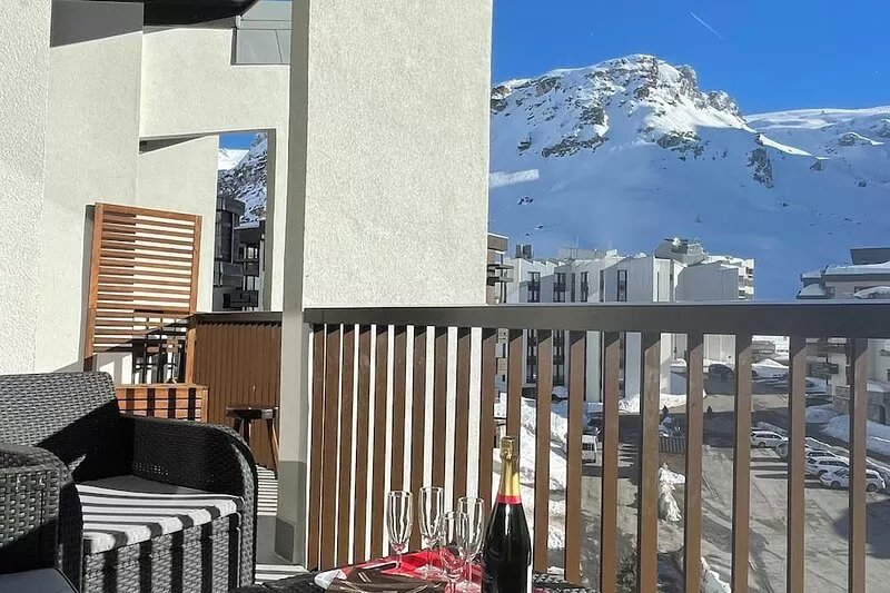 Tignes Val Claret, Large Duplex 70 m² Ski-in/Ski-out 8 Guests