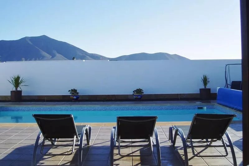 Villa in Playa Blanca with Stunning Mountain View