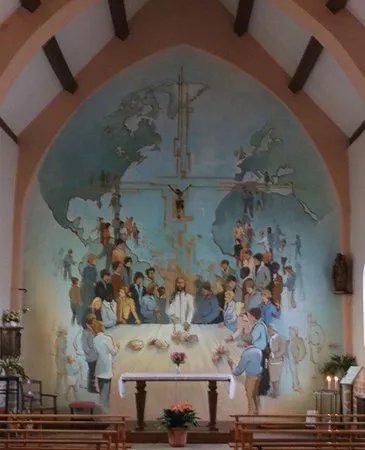 Fresque : Partage des valeurs morales et materielles de Jean Schuck