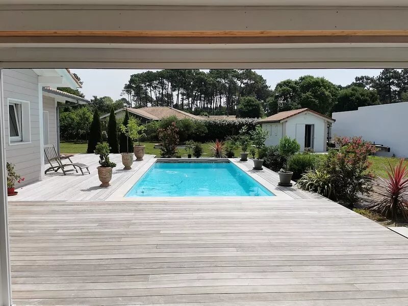 Villa Architecteure Bois à 1500 Océan, au Calme , Entre Biarritz et Hossegor