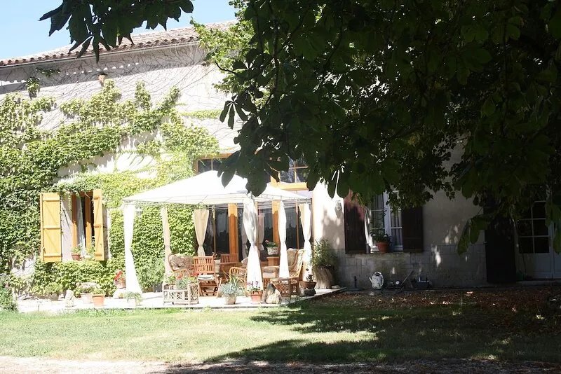 An Oasis Of Tranquillity. Wing of a lovely old house set in park-like grounds