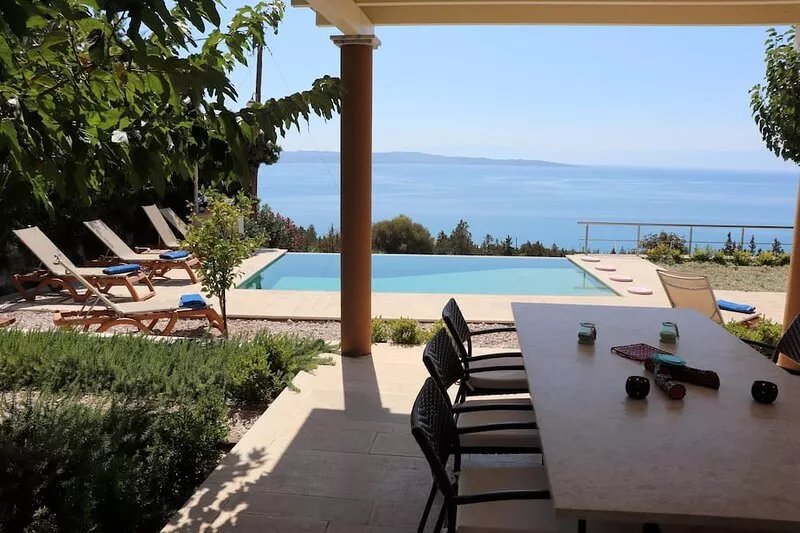 Great location, sea view, pool, wifi | holiday house Argolis, Peloponnese