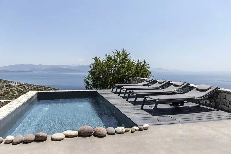 Seaview villa schinias, is a modern and minimal property with amazing view!