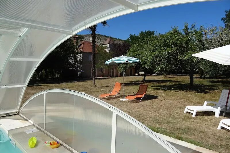 200m from the Dordogne, renovated stone house, with SPA & swimming pool, park 1