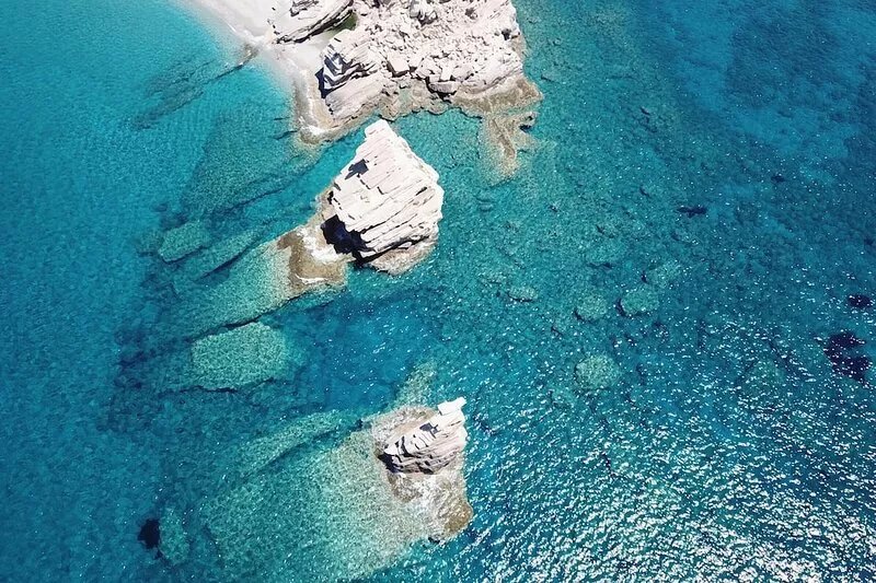 Panoramic view of the sea, close to the beach, wifi - holiday home Triopetra, Cr