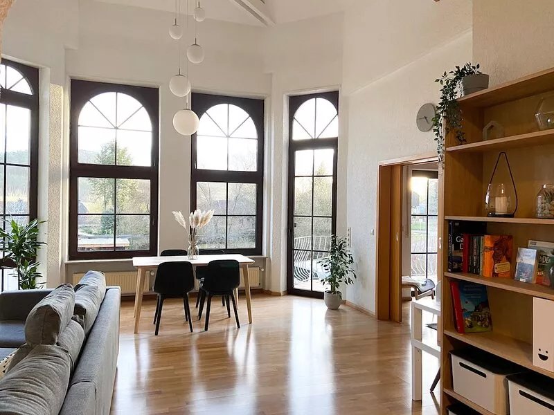 Newly furnished vacation apartment with a fantastic view of the castle