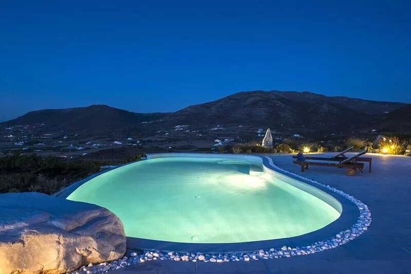 A Stone Made Villa with 2 Private Pools and Sea View at Unique Prices