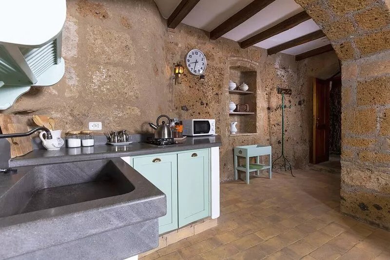 Romantic home carved into the rock with breathtaking views