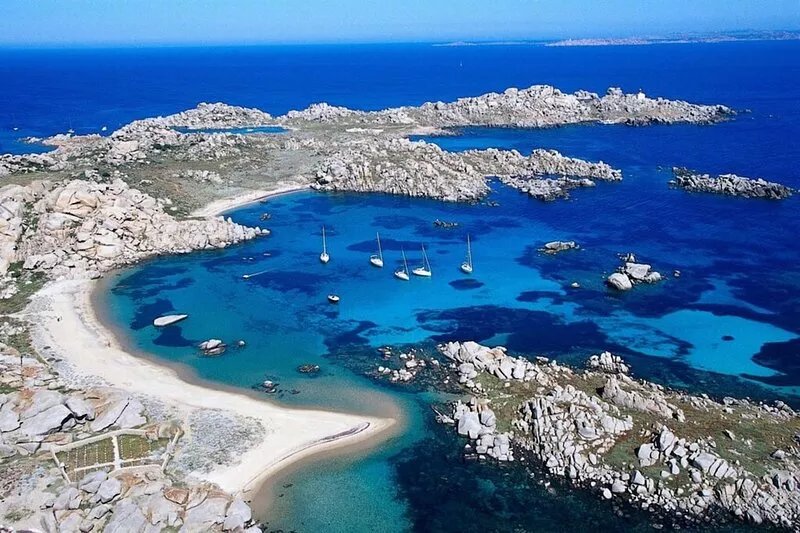 Charming stone for Rondinara bay, Sardinia and Lavezzi Islands