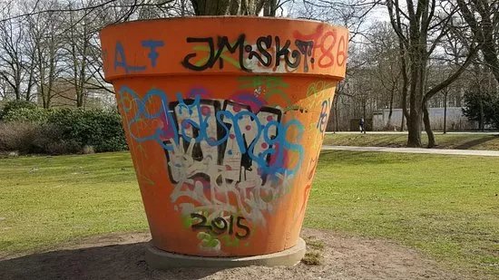 Skulptur "Blumentopf"