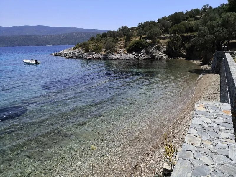 Mertziki, Delta House, private beach